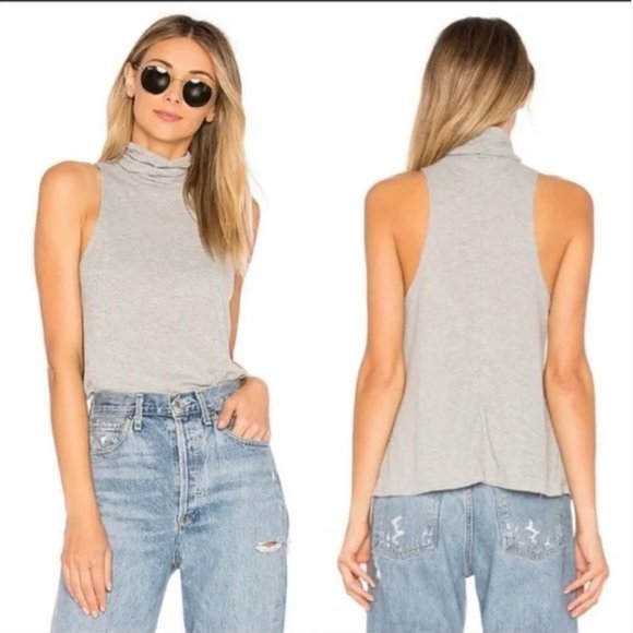 Intimately Free turtleneck tank‎ top grey size xs - Picture 1 of 4